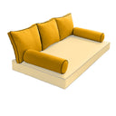 Model-3 TWIN SIZE Bolster & Back Pillow Cushion Outdoor SLIP COVER ONLY