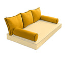Model-3 QUEEN SIZE Bolster & Back Pillow Cushion Outdoor SLIP COVER ONLY