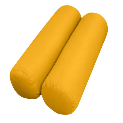 Model-4 FULL SIZE Bolster & Back Pillow Cushion Outdoor SLIP COVER ONLY