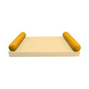 Model-5 TWIN SIZE Bolster & Back Pillow Cushion Outdoor SLIP COVER ONLY