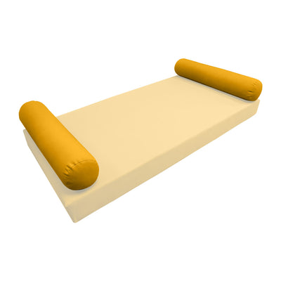 Model-5 FULL SIZE Bolster & Back Pillow Cushion Outdoor SLIP COVER ONLY