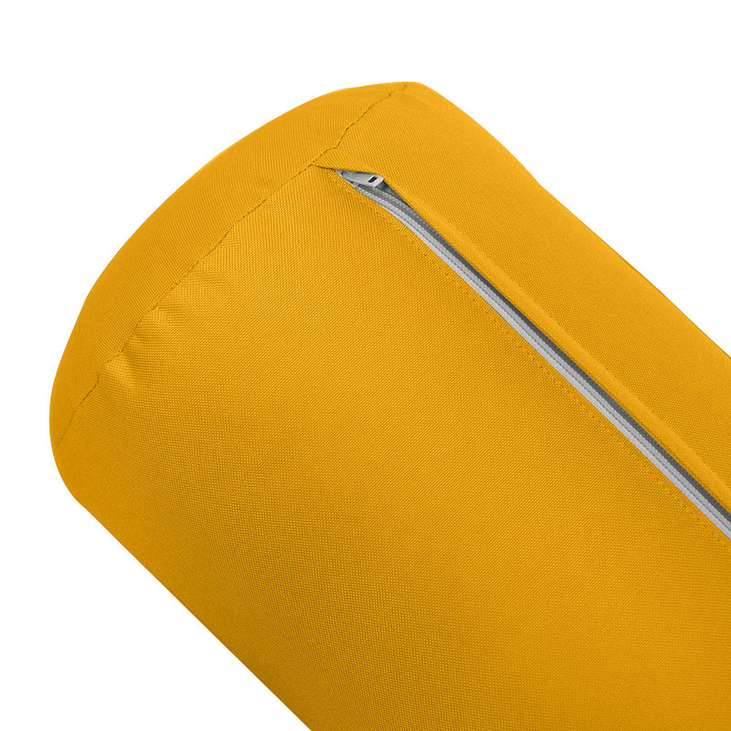 Model-6 CRIB SIZE Bolster & Back Pillow Cushion Outdoor SLIP COVER ONLY