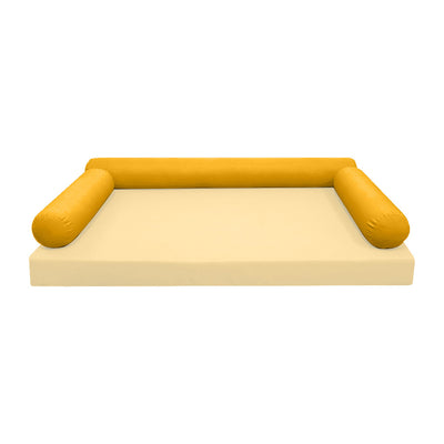 Model-6 TWIN SIZE Bolster & Back Pillow Cushion Outdoor SLIP COVER ONLY