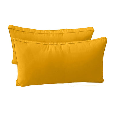Model-2 CRIB SIZE Bolster & Back Pillow Cushion Outdoor SLIP COVER ONLY