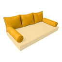 Model-3 QUEEN SIZE Bolster & Back Pillow Cushion Outdoor SLIP COVER ONLY