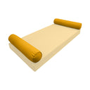 Model-5 CRIB SIZE Bolster & Back Pillow Cushion Outdoor SLIP COVER ONLY