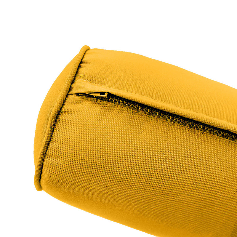 Model-6 TWIN SIZE Bolster & Back Pillow Cushion Outdoor SLIP COVER ONLY