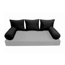 Model-3 TWIN SIZE Bolster & Back Pillow Cushion Outdoor SLIP COVER ONLY