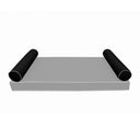 Model-5 TWIN SIZE Bolster & Back Pillow Cushion Outdoor SLIP COVER ONLY