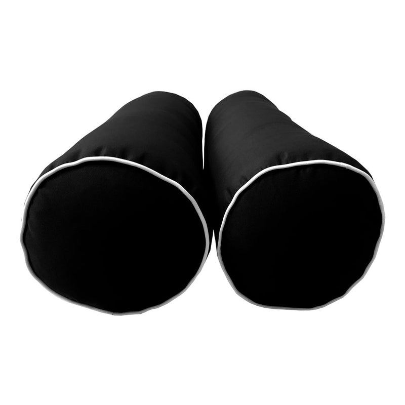 Model-3 TWIN SIZE Bolster & Back Pillow Cushion Outdoor SLIP COVER ONLY