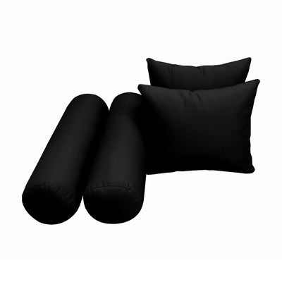 Model-4 TWIN SIZE Bolster & Back Pillow Cushion Outdoor SLIP COVER ONLY