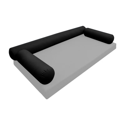Model-6 TWIN SIZE Bolster & Back Pillow Cushion Outdoor SLIP COVER ONLY