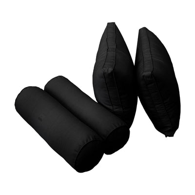 Model-2 CRIB SIZE Bolster & Back Pillow Cushion Outdoor SLIP COVER ONLY