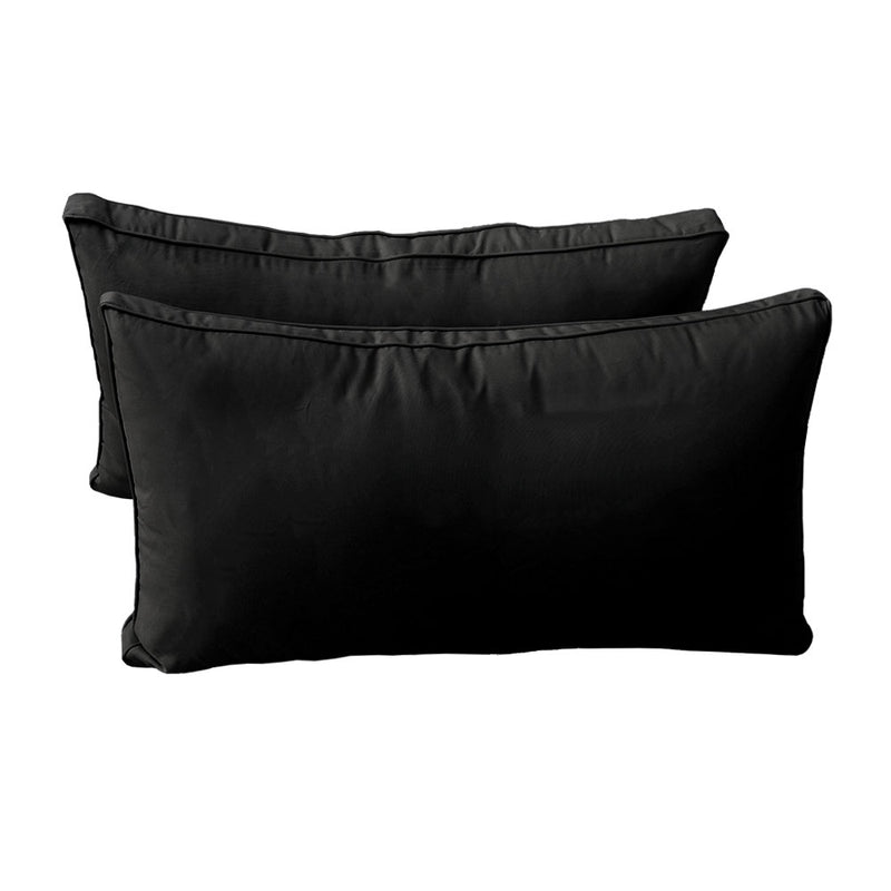 Model-2 QUEEN SIZE Bolster & Back Pillow Cushion Outdoor SLIP COVER ONLY