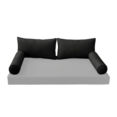 Model-2 CRIB SIZE Bolster & Back Pillow Cushion Outdoor SLIP COVER ONLY