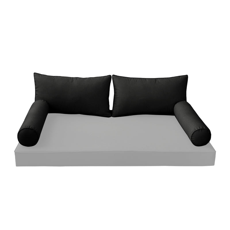 Model-2 CRIB SIZE Bolster & Back Pillow Cushion Outdoor SLIP COVER ONLY