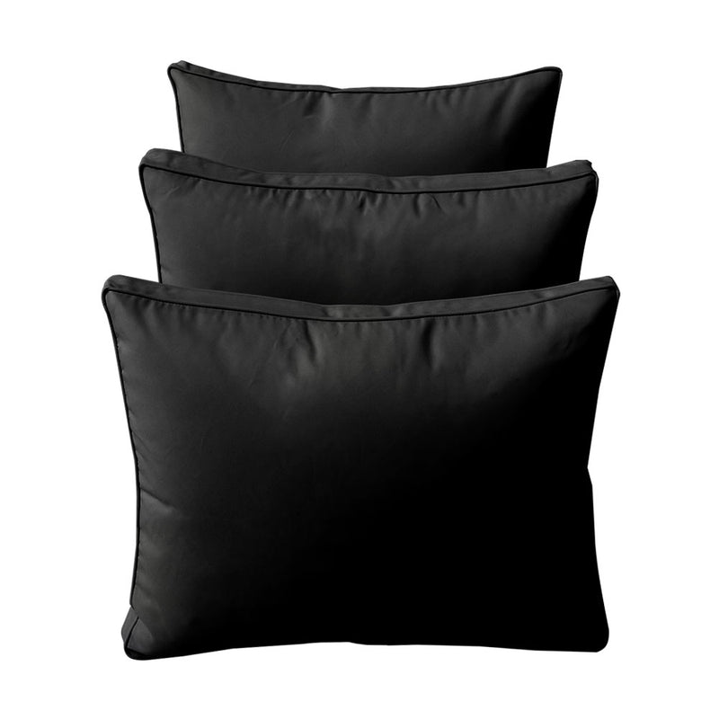 Model-3 TWIN SIZE Bolster & Back Pillow Cushion Outdoor SLIP COVER ONLY