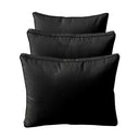 Model-3 QUEEN SIZE Bolster & Back Pillow Cushion Outdoor SLIP COVER ONLY