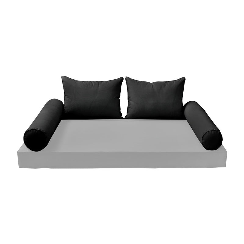 Model-4 FULL SIZE Bolster & Back Pillow Cushion Outdoor SLIP COVER ONLY