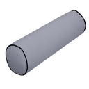 Large Size 26" x 6" Outdoor Bolster Pillow Insert and Cover