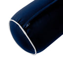 Large Size 26" x 6" Outdoor Bolster Pillow Insert and Cover