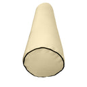 Large Size 26" x 6" Outdoor Bolster Pillow Insert and Cover