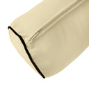 Large Size 26" x 6" Outdoor Bolster Pillow Insert and Cover