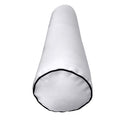 Large Size 26" x 6" Outdoor Bolster Pillow Insert and Cover