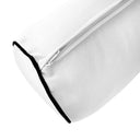 Large Size 26" x 6" Outdoor Bolster Pillow Insert and Cover