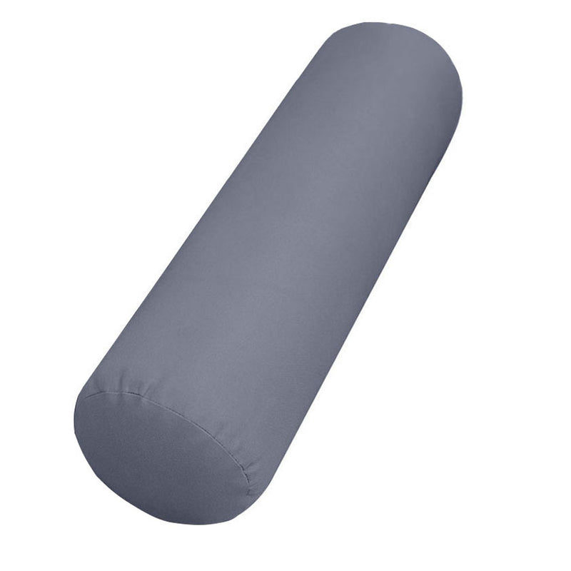 Large Size Outdoor Deep Seat Back Rest Bolster Cushion Insert and Slip Cover Set