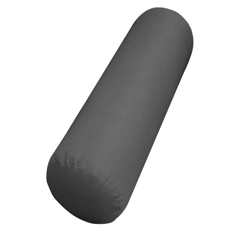 Large Size Outdoor Deep Seat Back Rest Bolster Cushion Insert and Slip Cover Set