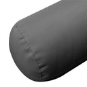 Large Size 26" x 6" Outdoor Bolster Pillow Insert and Cover