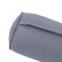 Large Size 26" x 6" Outdoor Bolster Pillow Insert and Cover
