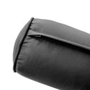 Large Size 26" x 6" Outdoor Bolster Pillow Insert and Cover