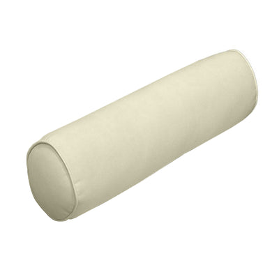 Large Size Outdoor Deep Seat Back Rest Bolster Cushion Insert and Slip Cover Set