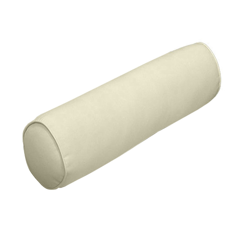 Large Size Outdoor Deep Seat Back Rest Bolster Cushion Insert and Slip Cover Set