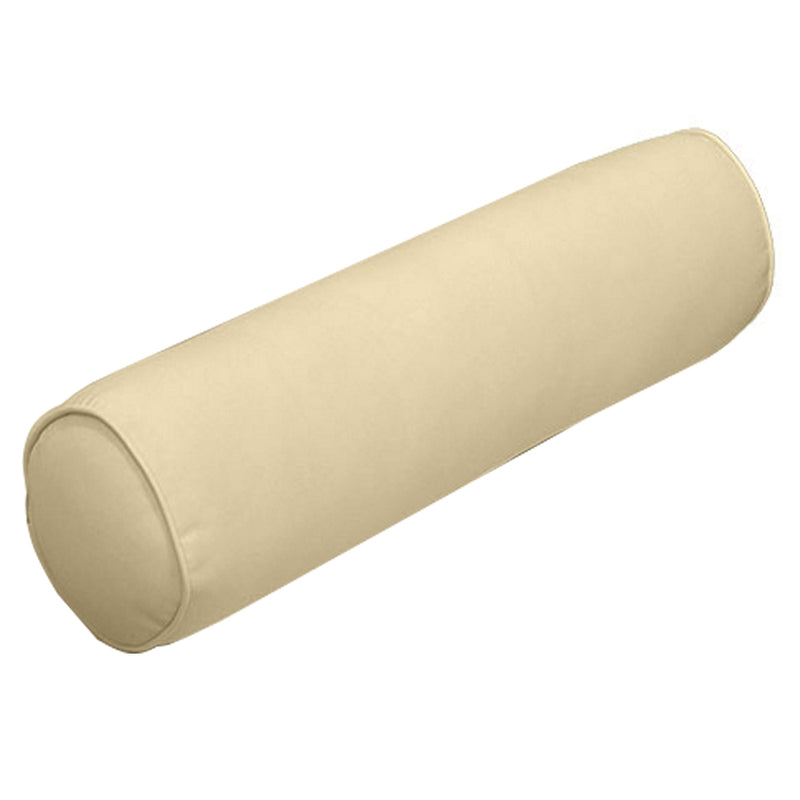 Large Size Outdoor Deep Seat Back Rest Bolster Cushion Insert and Slip Cover Set