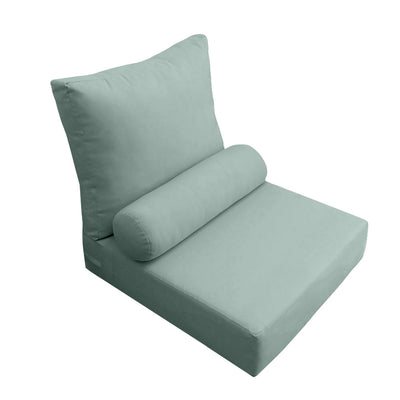 Large Size Outdoor Deep Seat Back Rest Bolster SLIP COVERS ONLY