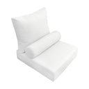 Large Size Outdoor Deep Seat Back Rest Bolster SLIP COVERS ONLY