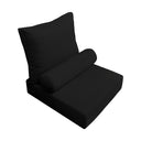 Medium Size Outdoor Deep Seat Back Rest Bolster SLIP COVERS ONLY