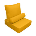 Medium Size Outdoor Deep Seat Back Rest Bolster SLIP COVERS ONLY