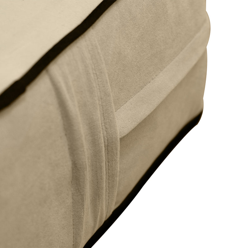 8" Thickness Velvet Indoor Daybed Mattress Fitted Sheet |Slipcover Only|