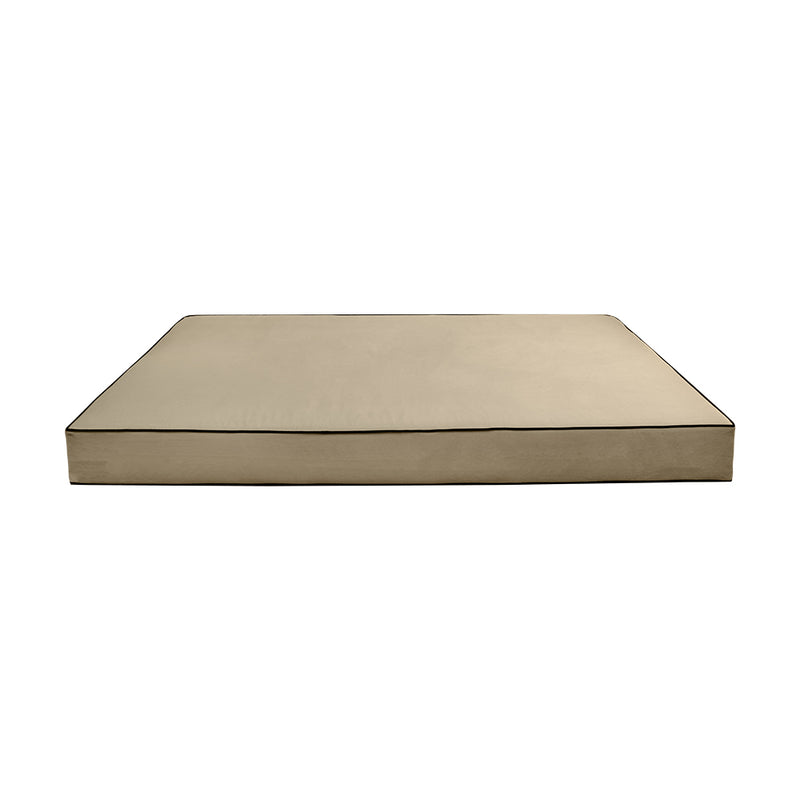 8" Thickness Velvet Indoor Daybed Mattress Fitted Sheet |Slipcover Only|