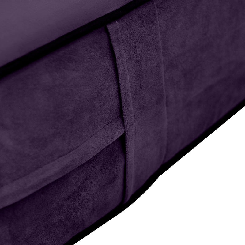8" Thickness Velvet Indoor Daybed Mattress Fitted Sheet |Slipcover Only|