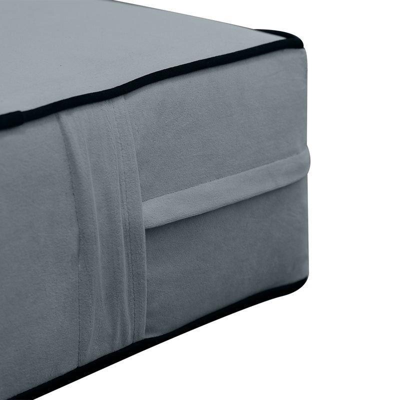 8" Thickness Velvet Indoor Daybed Mattress Fitted Sheet |Slipcover Only|