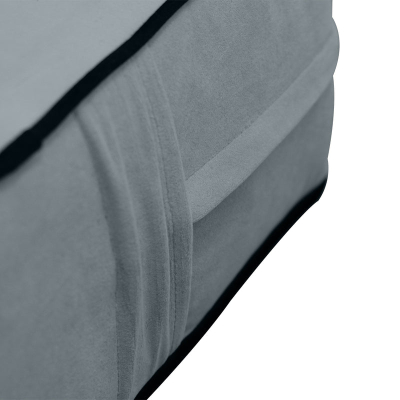 8" Thickness Velvet Indoor Daybed Mattress Fitted Sheet |Slipcover Only|