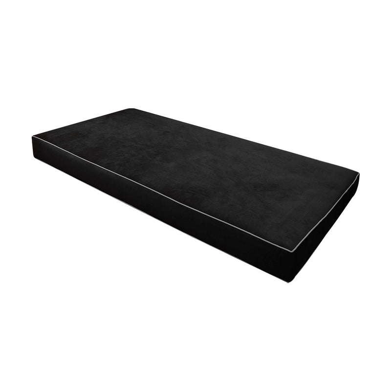 8" Thickness Velvet Indoor Daybed Mattress Fitted Sheet |Slipcover Only|