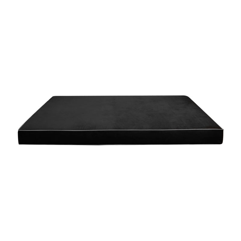 8" Thickness Velvet Indoor Daybed Mattress Fitted Sheet |Slipcover Only|
