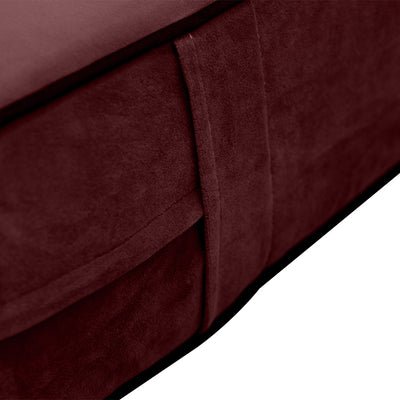 8" Thickness Velvet Indoor Daybed Mattress Fitted Sheet |Slipcover Only|