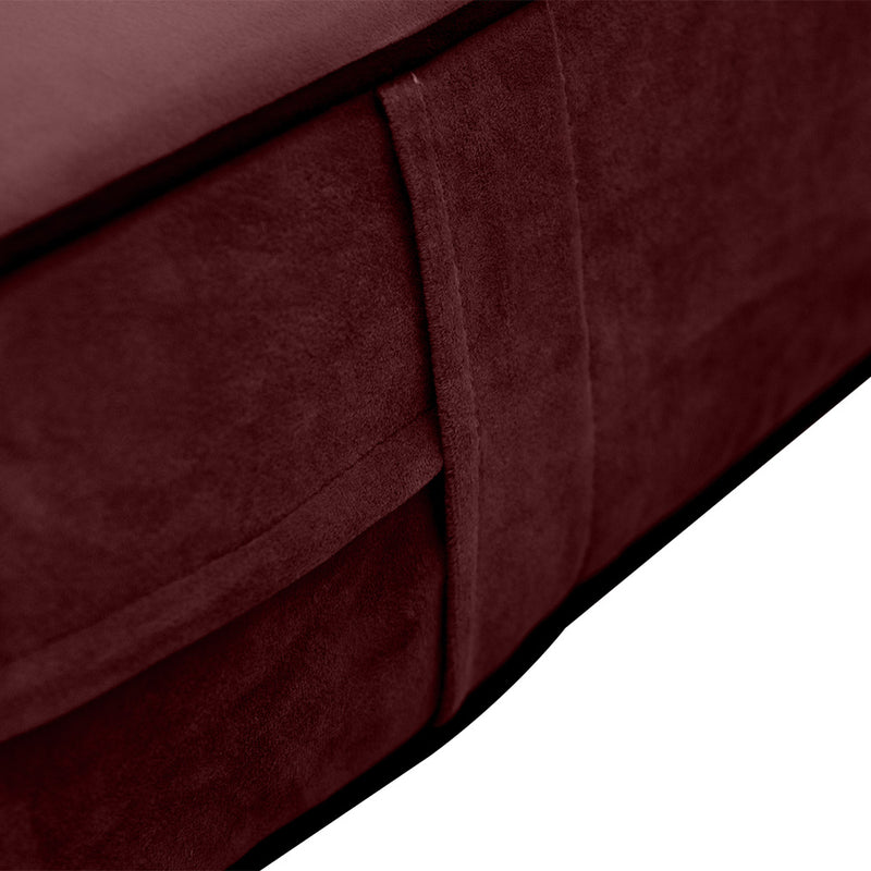 8" Thickness Velvet Indoor Daybed Mattress Fitted Sheet |Slipcover Only|